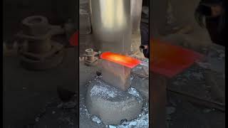 The process of forging sharp and durable kitchen knives from steel platesforging [upl. by Ecaj971]