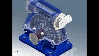 Operation of Worm Gear Speed Reducer [upl. by Iormina155]