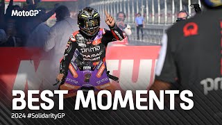 Best MotoGP™ Moments 🏆🦾  2024 SolidarityGP [upl. by Wayland]