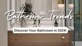 Bathroom Trends 2024  Design ideas and Tips for Bathrooms [upl. by Nnaasil]