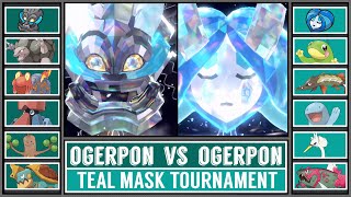 Final CORNERSTONE vs WELLSPRING OGERPON  The Teal Mask Pokémon Tournament Battle 7 [upl. by Cullen]