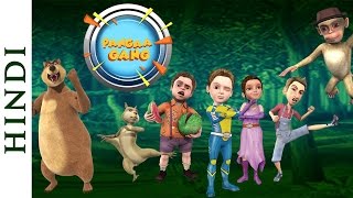 Pangaa Gang Hindi  Animated Full Length Movie for Children  HD [upl. by Hunfredo]