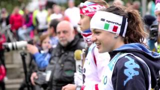 Roller skiing rolling emotions in Val di Fiemme [upl. by Eehtomit311]