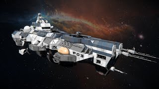 Vigilance Class Frigate F03  Space Engineers Ship Review [upl. by Harihs697]