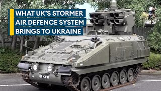 British Armys Starstreak missile armed Stormer proving itself in Ukraine [upl. by Willman]