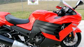 On Sale 11999 2013 Kawasaki ZX14R in Passion Red [upl. by Amlez]