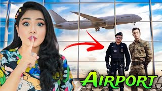 Spending Overnight in AIRPORT in India 🤫😰 Gone Wrong [upl. by Alleyn]