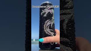 Which way does the name on the tumbler go asmr asmrcrafts crafttok rhinestonetumbler diy wow [upl. by Nevlin]