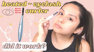 Panasonic Heated Eyelash Curler Review from Amazon [upl. by Alyehc]