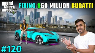 REPAIR amp DELIVER CRASHED BUGATTI TO LIBERTY CITY  GTA V GAMEPLAY 120 [upl. by Atoked202]