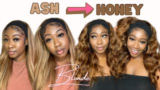 HOW TO EASILY GO FROM ASH BLONDE TO HONEY BLONDE  Amazingly Ava [upl. by Ittocs]