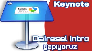 Keynote ile Dairesel intro Yapımı [upl. by Arocat]