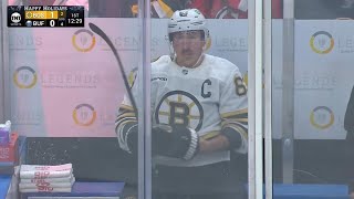 Brad Marchand Unsportsmanlike Conduct Penalty For Chirping Ref [upl. by Annairt]