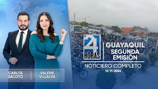 Noticiero de Guayaquil Segunda Emisión 13112024 [upl. by Edals118]