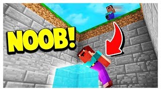 NOOB vs EASIEST MINECRAFT DROPPER MAP 😂 [upl. by Arte]