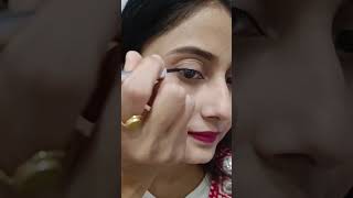 Smudgeproof eyeliner tutorial 👁️👁️eyelinermakeuptutorialstepbystepbeginnersytshorts [upl. by Crifasi]