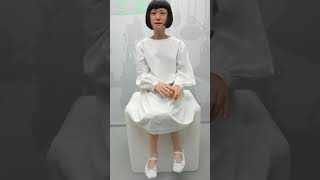 Humanlike female robot Hiroshi Ishiguro Japan [upl. by Hadihsar]