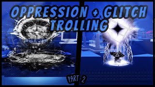 part 2 Trolling with GLITCH and OPPRESSION  Roblox Sols RNG [upl. by Ailadgim203]