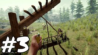 quotDeadfall Trapsquot  The Forest Survival Lets Play Part 3  No Commentary [upl. by Stilwell694]