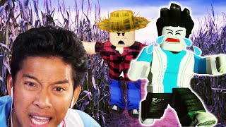 GET OFF MY FARM MarMar ESCAPES the MEANEST FARMER in ROBLOX [upl. by Haym]