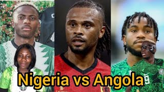 AFCON NIGERIA Gets into semi Finals Nigerians Drag Angolans [upl. by Aeneus]