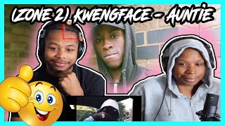 Zone 2 Kwengface  Auntie Music Video REACTION [upl. by Namaj]