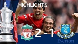 Liverpool 21 Everton  Jelavic Suarez amp Carroll goals and Official highlights  FA Cup 150412 [upl. by Negris598]