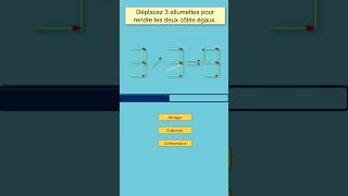 énigmes dallumettes [upl. by Peadar]