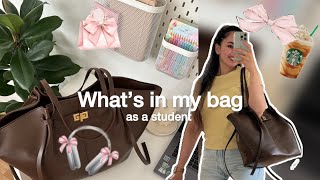 What’s in my bag 2024 bag tour my makeup bag products 👜 [upl. by Yecal]