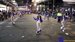 LBLandry Marching Band On St Charles and Canal Street Krewe Of Alla Parade 2024 [upl. by Aihpled]