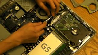 How to iMac G5 Hard Drive Replacement [upl. by Notsecnirp]