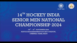 14th HOCKEY INDIA SENIOR MEN NATIONAL CHAMPIONSHIP 2024 MAYOR RADHAKRISHNAN HOCKEY STADIUMCHENNAI [upl. by Hamitaf167]