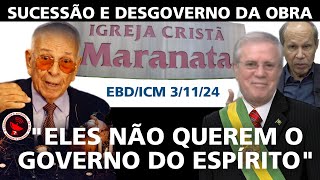 MARANATA UMA IGREJA DESGOVERNADA QUE QUER MANTER SEUS MEMBROS NA LINHA [upl. by Arataj544]