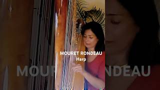 FanfareRondeau by Mouret on harp [upl. by Esra]