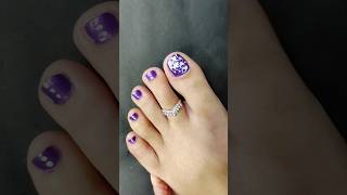 Toe nailart hack with safty pin nailart shorts nailartdesigns youtubeshorts toenailart [upl. by Ijuy219]