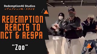 Redemption Reacts to NCT x aespa Zoo Dance Practice [upl. by Vasos414]