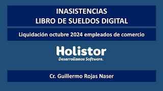 Inasistencias Libro de Sueldos Digital ARCA AFIP [upl. by Nwahsirhc]