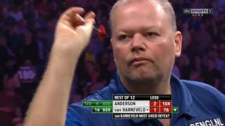 2015 Premier League of Darts Week 9 Anderson vs van Barneveld [upl. by Dloniger]