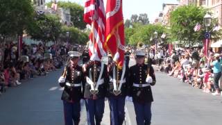 1st Marine Division Band at Disneyland Memorial Day 2012 [upl. by Ilarin705]