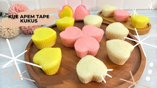 KUE APEM TAPE KUKUS  manis  gurih  enaakk [upl. by Laney]