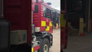 DSFRS USAR prime mover KV60T2 and Telehandler KV60U6 light demo at Clyst St George fire station [upl. by Lucina424]