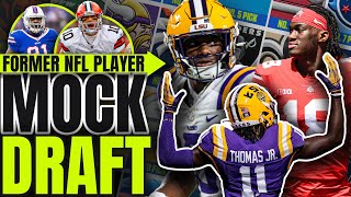 2024 NFL Mock Draft 20 Where do the ELITE WRs land  All 32 FirstRound Picks  CBS Sports [upl. by Malinowski]