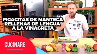 Cucinare TV  quotFigacitas de manteca rellenas de lengua a la vinagretaquot [upl. by Ralaigh220]