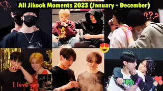 JIKOOK 2023 WRAPPED All Jikook Moments 2023  January  December [upl. by Epolenep260]