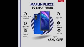 Maplin Pluzz P13 8GB256GB 63 inch UHD Hyper Blue 5G Smartphone [upl. by Solakcin165]