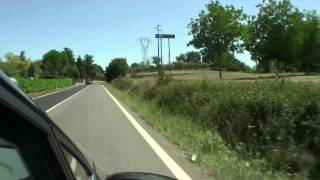 Tuscany scenic car drive  Toskana Autofahrt in der Landschaft [upl. by Hapte]