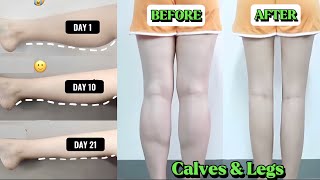 Calves Slimming Workout  Best Exercises for Calves amp Thighs Reduce Fat  Slim Legs at Home [upl. by Sky807]