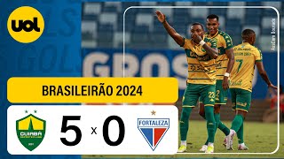 Cuiabá 5 X 0 Fortaleza Campeonato Brasileiro 2024 Veja os Gols [upl. by Ettegroeg]