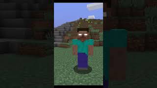 Herobrine is hero minecraft herobrine edit gaming shorts [upl. by Hildy]