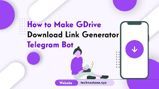 How To Make Google Drive direct download link Generator Telegram bot In Botsbusiness [upl. by Barhos]